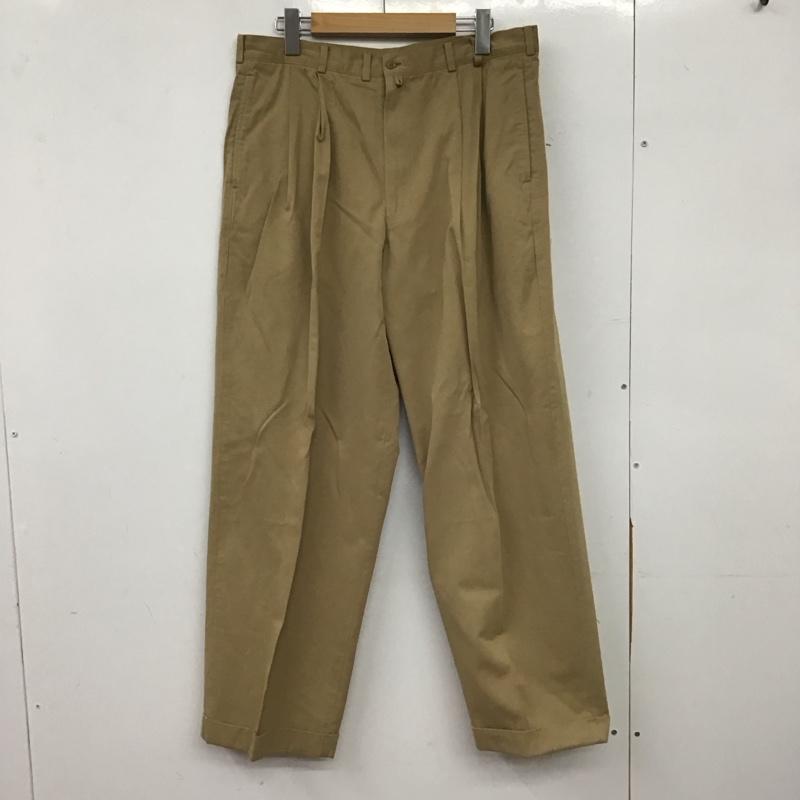 パパス PAPAS パンツ チノパン チノパン ワイドパンツ カジュアルパンツ L 無地 ベージュ / ベージュ / beige メンズ USED 古着 中古 10155222