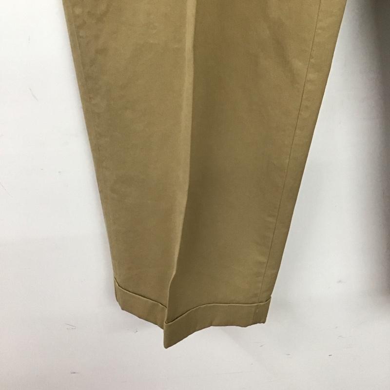 パパス PAPAS パンツ チノパン チノパン ワイドパンツ カジュアルパンツ L 無地 ベージュ / ベージュ / beige メンズ USED 古着 中古 10155222