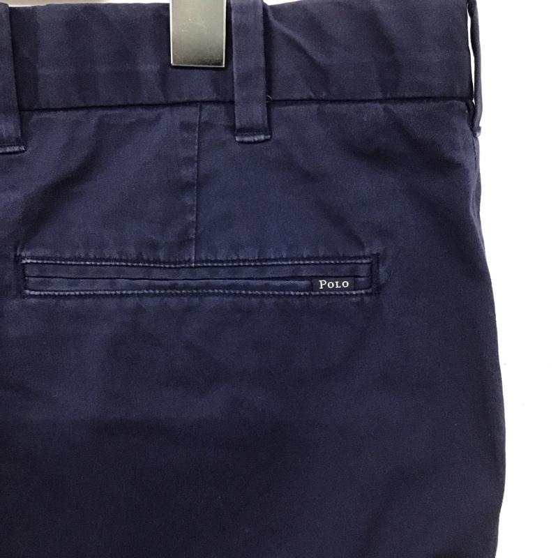 ポロゴルフラルフローレン POLOGOLF パンツ チノパン チノパン ワイドパンツ カジュアルパンツ 36インチ 無地 紺 / ネイビー / navy メンズ USED 古着 中古 10155223