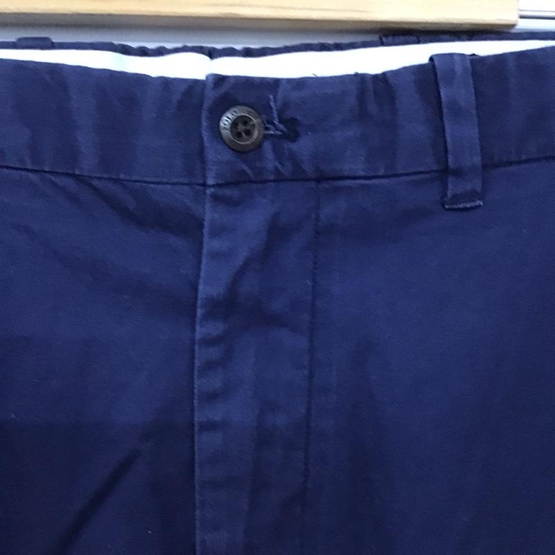 ポロゴルフラルフローレン POLOGOLF パンツ チノパン チノパン ワイドパンツ カジュアルパンツ 36インチ 無地 紺 / ネイビー / navy メンズ USED 古着 中古 10155223