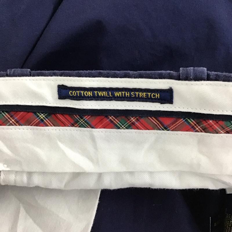 ポロゴルフラルフローレン POLOGOLF パンツ チノパン チノパン ワイドパンツ カジュアルパンツ 36インチ 無地 紺 / ネイビー / navy メンズ USED 古着 中古 10155223