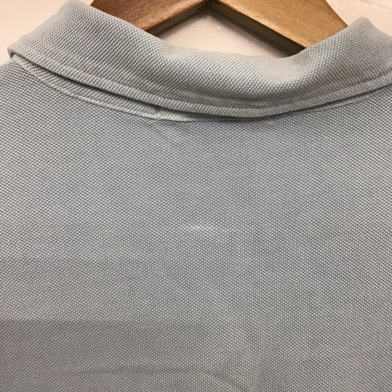 ポロバイラルフローレン Polo by RALPH LAUREN ポロシャツ 半袖 半袖ポロシャツ カラーシャツ 半袖カットソー L ロゴ、文字 水色 / ライトブルー / メンズ USED 古着 中古 10155229