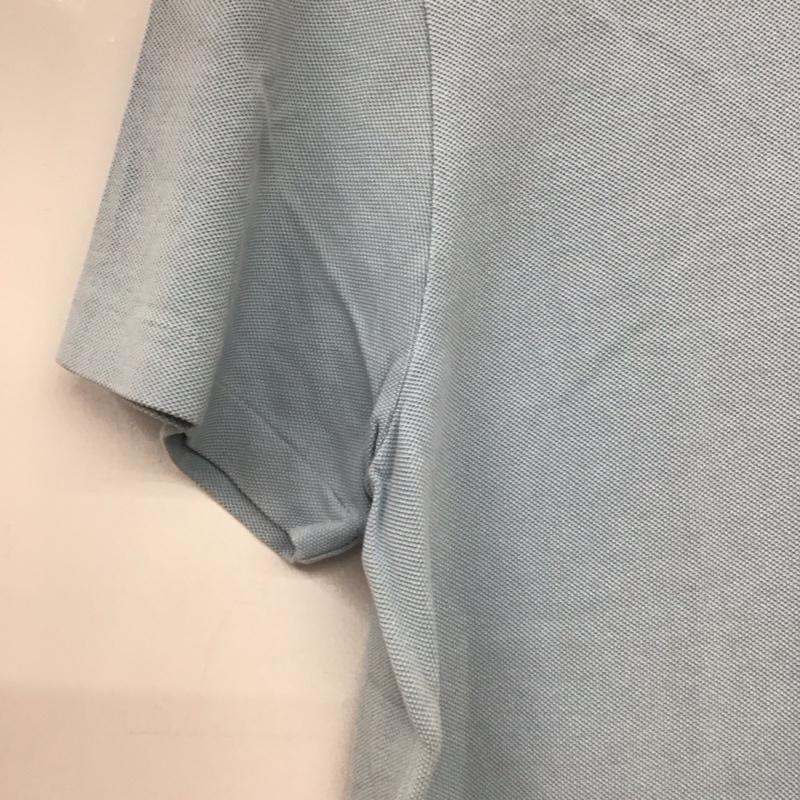 ポロバイラルフローレン Polo by RALPH LAUREN ポロシャツ 半袖 半袖ポロシャツ カラーシャツ 半袖カットソー L ロゴ、文字 水色 / ライトブルー / メンズ USED 古着 中古 10155229