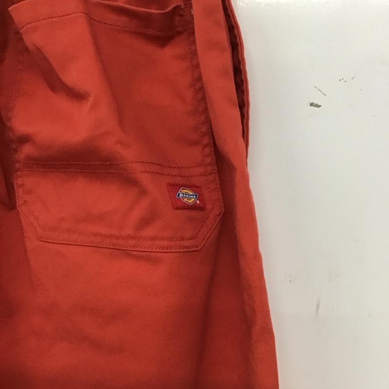 ディッキーズ Dickies パンツ ワークパンツ、ペインターパンツ 1282-7490 ワイドパンツ L 無地 赤 / レッド / red レディース USED 古着 中古 10155232