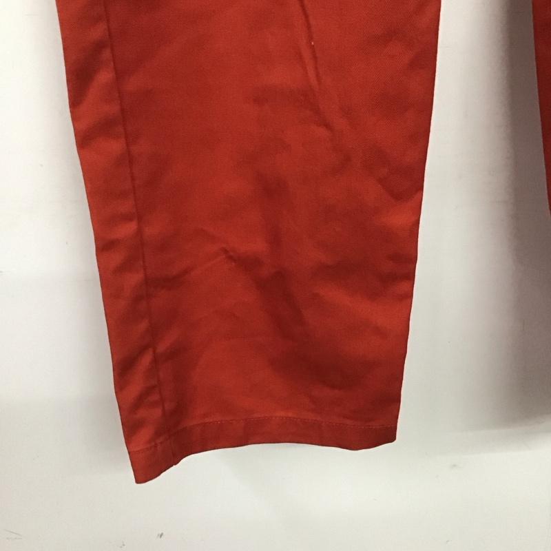 ディッキーズ Dickies パンツ ワークパンツ、ペインターパンツ 1282-7490 ワイドパンツ L 無地 赤 / レッド / red レディース USED 古着 中古 10155232
