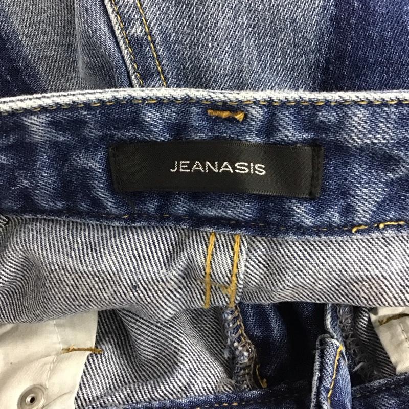 ジーナシス JEANASIS パンツ デニム、ジーンズ JS050485AA バイカラー デニムパンツ M 無地 インディゴ / インディゴ / Indigo X 水色 / ライトブルー / レディース USED 古着 中古 10155234
