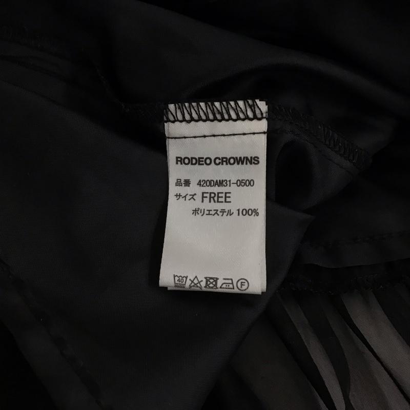 ロデオクラウンズ Rodeo Crowns スカート ロングスカート 無地 黒 / ブラック / black レディース USED 古着 中古 10155235