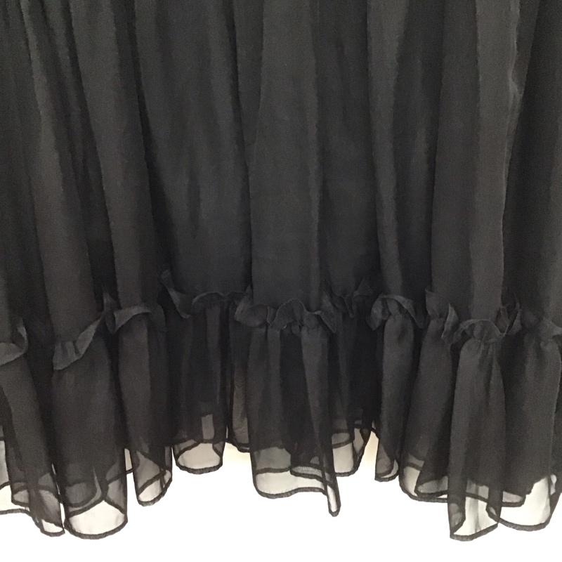 ロデオクラウンズ Rodeo Crowns スカート ロングスカート 無地 黒 / ブラック / black レディース USED 古着 中古 10155235