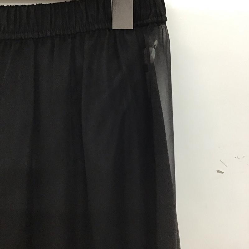 ロデオクラウンズ Rodeo Crowns スカート ロングスカート 無地 黒 / ブラック / black レディース USED 古着 中古 10155235
