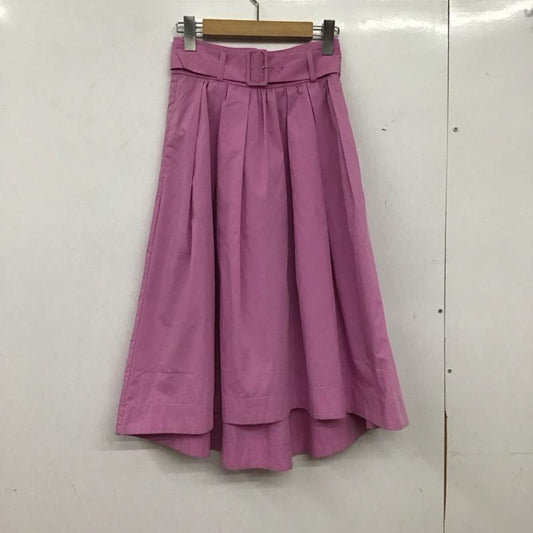 トランテアンソンドゥモード 31 Sons de mode スカート ロングスカート 36 無地 桃 / ピンク / pink レディース USED 古着 中古 10155236