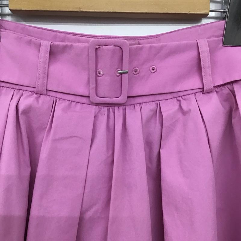 トランテアンソンドゥモード 31 Sons de mode スカート ロングスカート 36 無地 桃 / ピンク / pink レディース USED 古着 中古 10155236