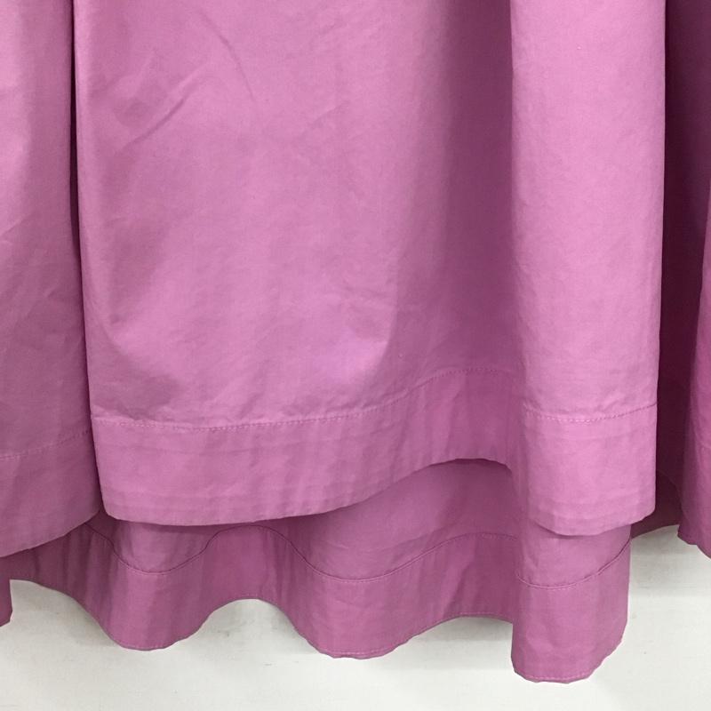 トランテアンソンドゥモード 31 Sons de mode スカート ロングスカート 36 無地 桃 / ピンク / pink レディース USED 古着 中古 10155236