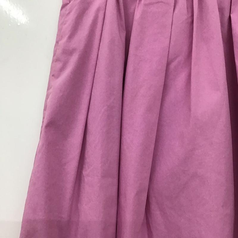 トランテアンソンドゥモード 31 Sons de mode スカート ロングスカート 36 無地 桃 / ピンク / pink レディース USED 古着 中古 10155236
