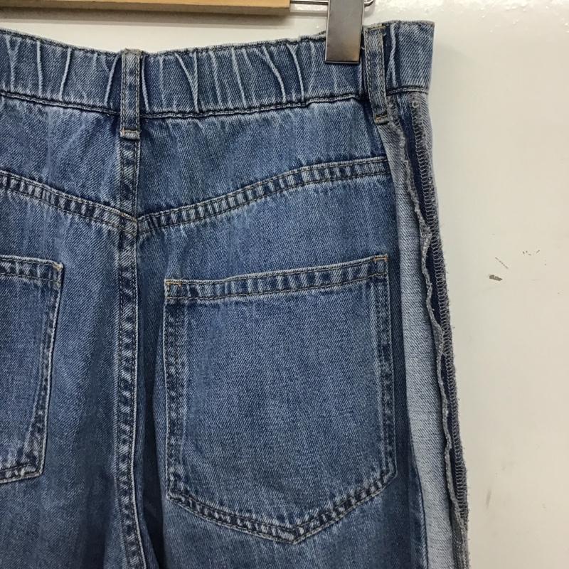 レプシィム LEPSIM パンツ デニム、ジーンズ LP051145AD サイドライン フレア バギー デニムパンツ L 無地 水色 / ライトブルー / レディース USED 古着 中古 10155239