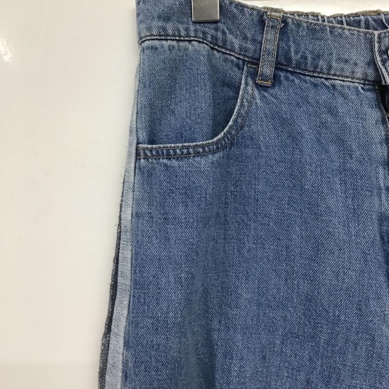 レプシィム LEPSIM パンツ デニム、ジーンズ LP051145AD サイドライン フレア バギー デニムパンツ L 無地 水色 / ライトブルー / レディース USED 古着 中古 10155239