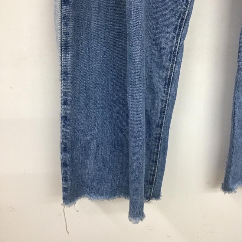 レプシィム LEPSIM パンツ デニム、ジーンズ LP051145AD サイドライン フレア バギー デニムパンツ L 無地 水色 / ライトブルー / レディース USED 古着 中古 10155239