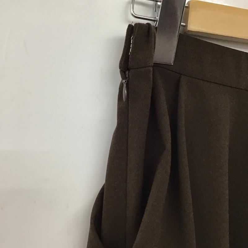 リムアーク RIM.ARK スカート ロングスカート 460EAS81-0090 Drape cut SK ドレープカットスカート 36 無地 茶 / ブラウン / brown レディース USED 古着 中古 10155240