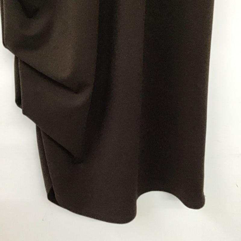 リムアーク RIM.ARK スカート ロングスカート 460EAS81-0090 Drape cut SK ドレープカットスカート 36 無地 茶 / ブラウン / brown レディース USED 古着 中古 10155240