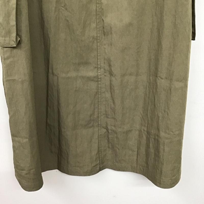 ひより HIYORI スカート ロングスカート FREE 無地 カーキ / カーキ / khaki レディース USED 古着 中古 10155241