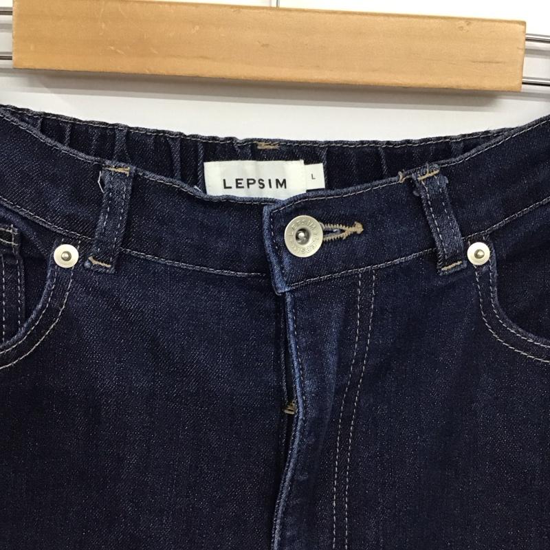 レプシィム LEPSIM パンツ デニム、ジーンズ LPS51087AD ストレッチセミフレアデニム L 無地 インディゴ / インディゴ / Indigo レディース USED 古着 中古 10155242