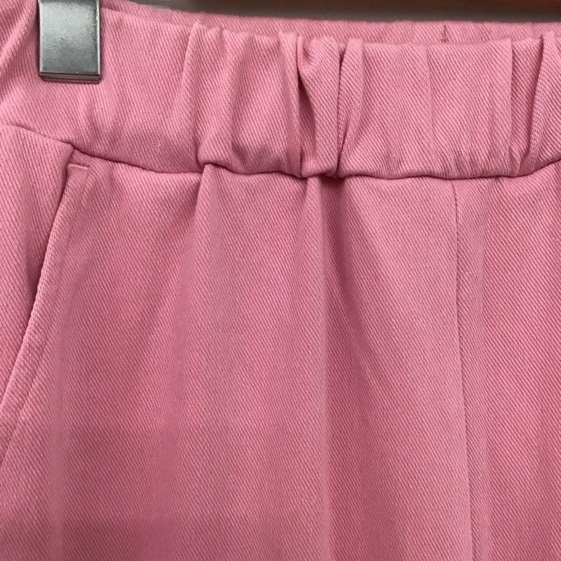 ニコアンド niko and... パンツ スラックス フレアパンツ M 無地 桃 / ピンク / pink レディース USED 古着 中古 10155243