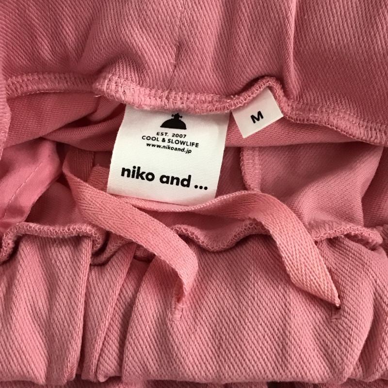 ニコアンド niko and... パンツ スラックス フレアパンツ M 無地 桃 / ピンク / pink レディース USED 古着 中古 10155243