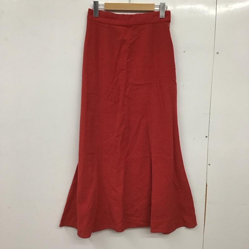 フリークスストア FREAK S STORE スカート ロングスカート S22-TKF-24 S 無地 赤 / レッド / red レディース USED 古着 中古 10155248