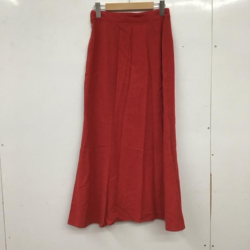フリークスストア FREAK S STORE スカート ロングスカート S22-TKF-24 S 無地 赤 / レッド / red レディース USED 古着 中古 10155248