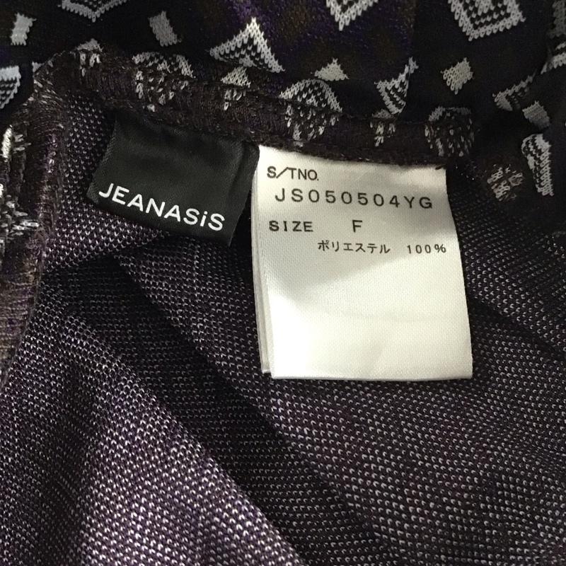 ジーナシス JEANASIS パンツ スラックス JS050504YG ジオメ柄ジャガードフレアパンツ FREE 総柄 マルチカラー / マルチカラー / multicolor レディース USED 古着 中古 10155250