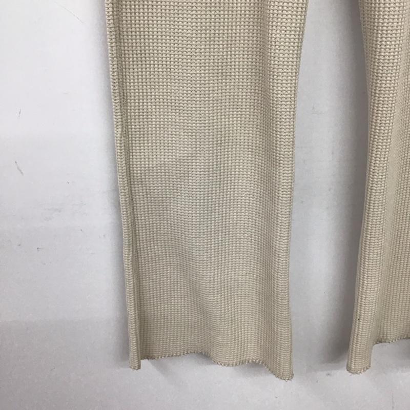 ニコアンド niko and... パンツ スラックス L 無地 アイボリー / アイボリー / レディース USED 古着 中古 10155253
