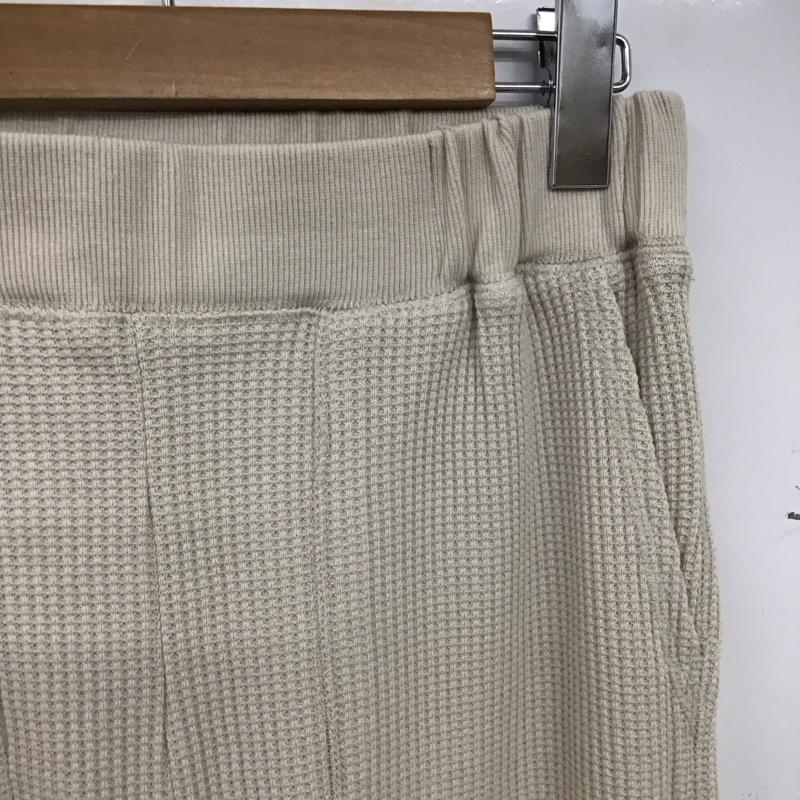 ニコアンド niko and... パンツ スラックス L 無地 アイボリー / アイボリー / レディース USED 古着 中古 10155253