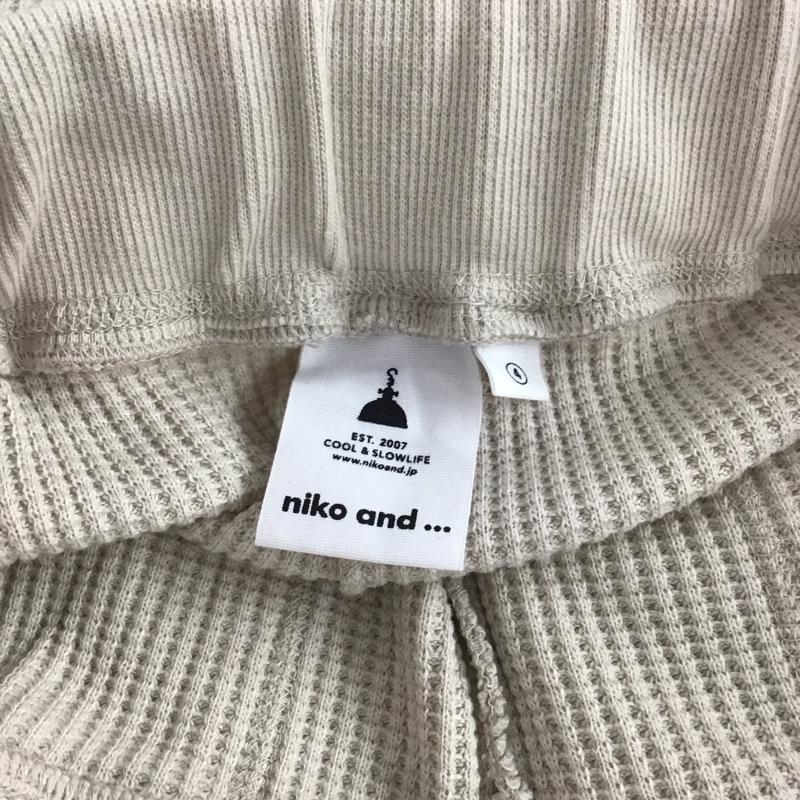 ニコアンド niko and... パンツ スラックス L 無地 アイボリー / アイボリー / レディース USED 古着 中古 10155253
