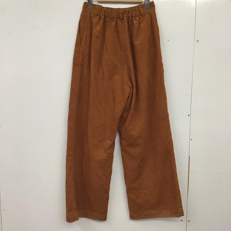 ケービーエフプラス KBF+ パンツ スラックス Kp87-24T001 コーデュロイ2タックパンツ ONE SIZE 無地 茶 / ブラウン / brown レディース USED 古着 中古 10155255
