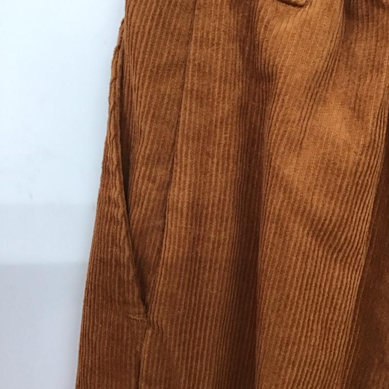 ケービーエフプラス KBF+ パンツ スラックス Kp87-24T001 コーデュロイ2タックパンツ ONE SIZE 無地 茶 / ブラウン / brown レディース USED 古着 中古 10155255