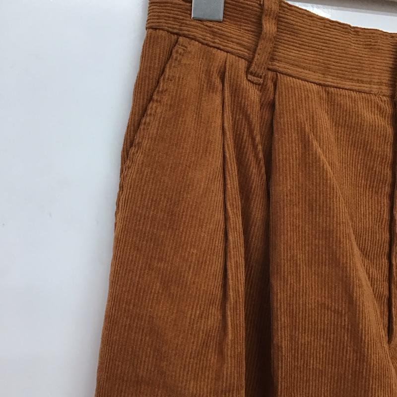 ケービーエフプラス KBF+ パンツ スラックス Kp87-24T001 コーデュロイ2タックパンツ ONE SIZE 無地 茶 / ブラウン / brown レディース USED 古着 中古 10155255