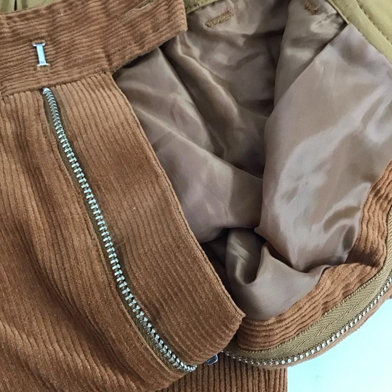 ケービーエフプラス KBF+ パンツ スラックス Kp87-24T001 コーデュロイ2タックパンツ ONE SIZE 無地 茶 / ブラウン / brown レディース USED 古着 中古 10155255
