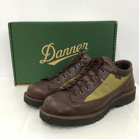 ダナー Danner アウトドアシューズ アウトドアシューズ D121008 DANNER FIELD LOW 29cm 箱有 29.0cm ロゴ、文字 茶 / ブラウン / brown X カーキ / カーキ / khaki メンズ USED 古着 中古 10155256