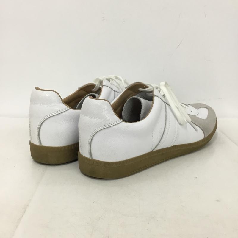 ジャーマントレーナー GERMAN TRAINER スニーカー スニーカー 42500 アクションレザー ミリタリー42 無地 白 / ホワイト / white メンズ USED 古着 中古 10155258