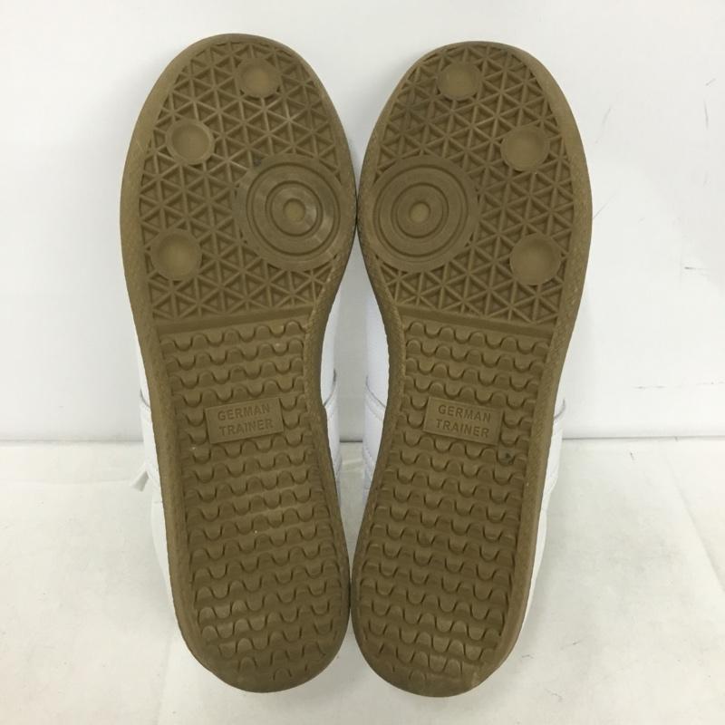 ジャーマントレーナー GERMAN TRAINER スニーカー スニーカー 42500 アクションレザー ミリタリー42 無地 白 / ホワイト / white メンズ USED 古着 中古 10155258