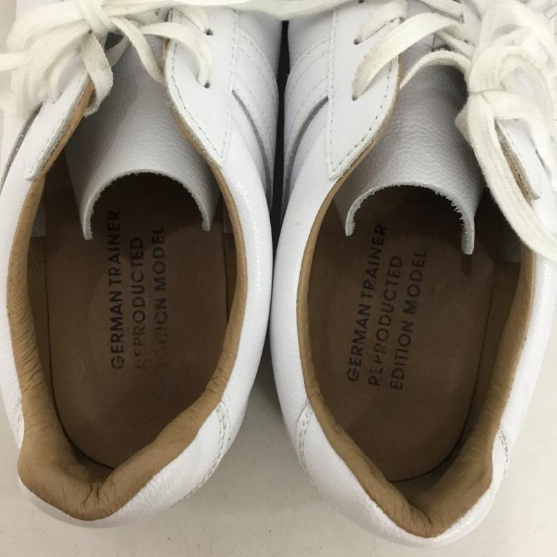 ジャーマントレーナー GERMAN TRAINER スニーカー スニーカー 42500 アクションレザー ミリタリー42 無地 白 / ホワイト / white メンズ USED 古着 中古 10155258