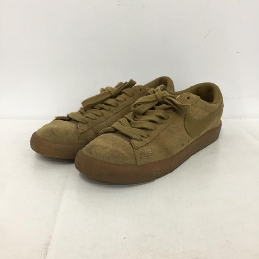 シュプリーム Supreme スニーカー スニーカー 716890-229 NIKE BLAZER LOW GT QS 16AW 16FW 24.5cm 24.5cm ロゴ、文字 キャメル / キャメル / レディース USED 古着 中古 10155263