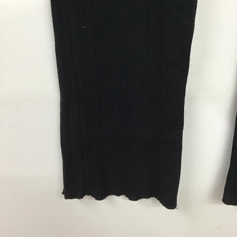 ニコアンド niko and... パンツ スラックス フレアパンツ L 無地 黒 / ブラック / black レディース USED 古着 中古 10155264