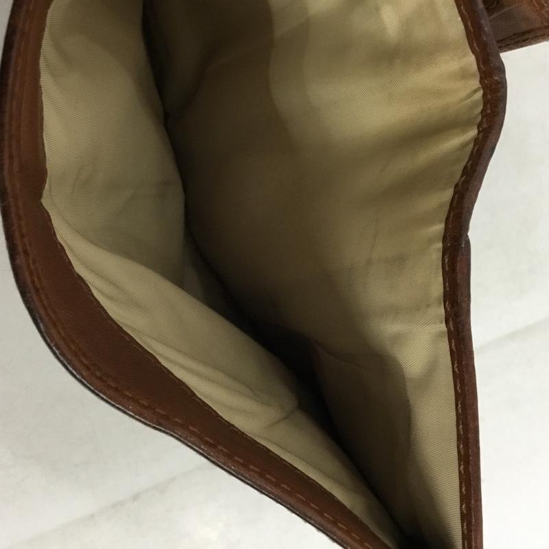 コーチ COACH 財布 二つ折り シグネチャー レザー 総柄 茶 / ブラウン / brown レディース USED 古着 中古 10155267