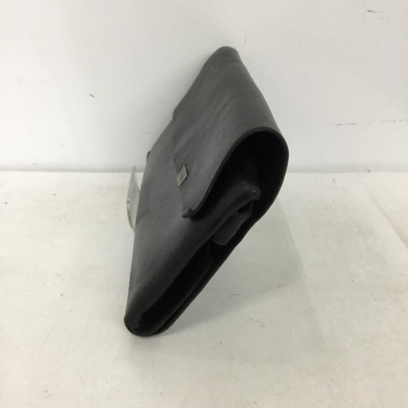古着 USED 財布 長財布 ロングウォレット レザー ワンポイント 黒 / ブラック / black メンズ USED 古着 中古 10155268