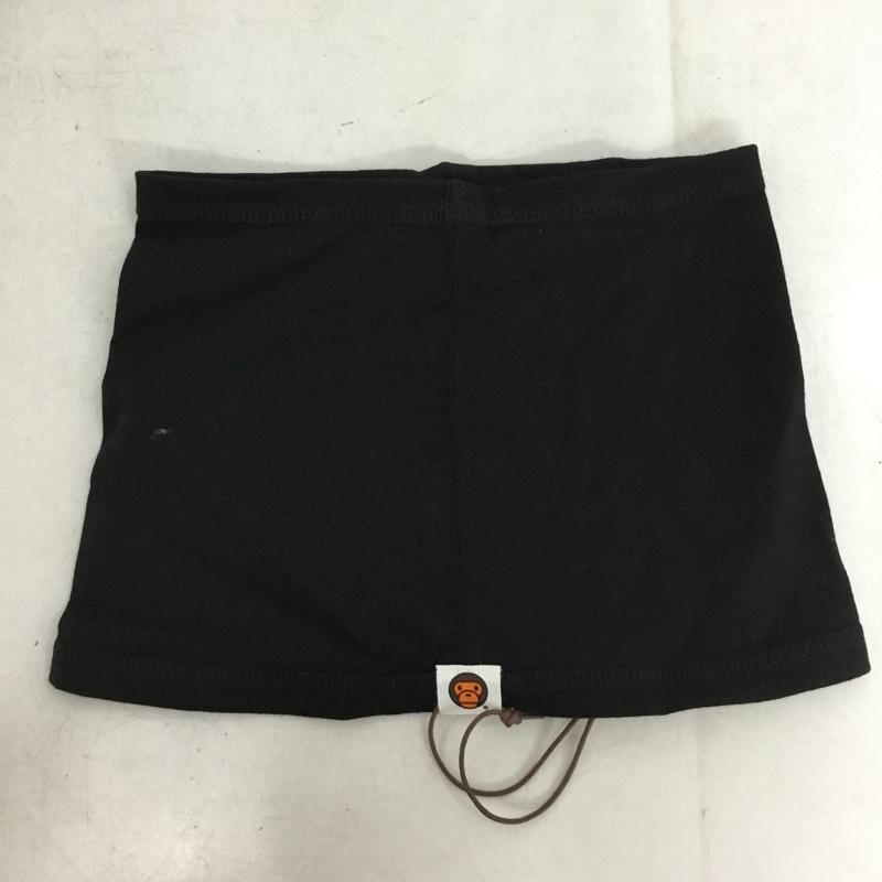 アベイシングエイプ A BATHING APE ファッション小物 ファッション小物 ネックウォーマー BABY MILO プリント 黒 / ブラック / black メンズ USED 古着 中古 10155276