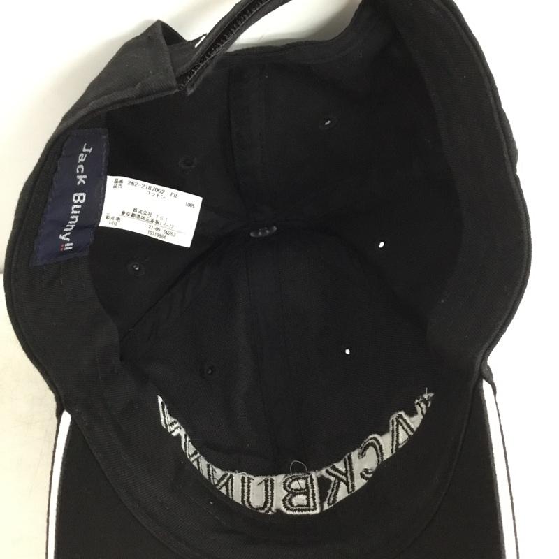 ジャックバニー Jack Bunny!! 帽子 キャップ 262-2187002 FREE ロゴ、文字 黒 / ブラック / black X 白 / ホワイト / white メンズ USED 古着 中古 10155277