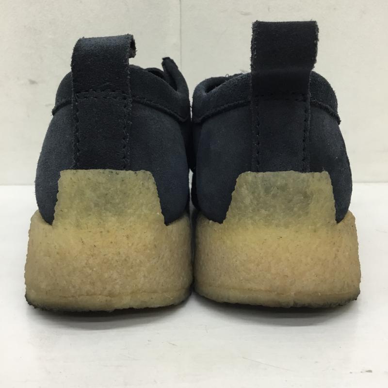 クラークス オリジナルズ Clarks Originals カジュアルシューズ カジュアルシューズ CLARKS ORIGINALS ワラビーシューズ ネイビー 25.5cm ロゴ、文字 紺 / ネイビー / navy メンズ USED 古着 中古 10155282
