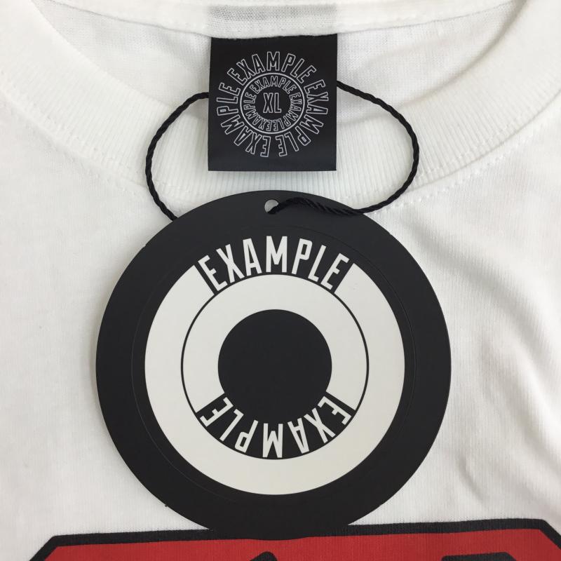 イグザンプル EXAMPLE Tシャツ 半袖 EXAMPLE EXSP LOGO S/S TEE ex24ss tp 0031 ホワイト XL ロゴ、文字 白 / ホワイト / white メンズ USED 古着 中古 10155284