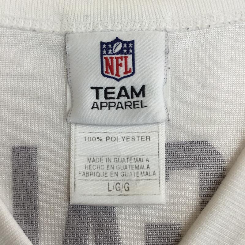 ユーズドクロージング used clothes Tシャツ 半袖 NFL アメフト ゲームシャツ マクガフィー 23 L ロゴ、文字 白 / ホワイト / white メンズ USED 古着 中古 10155286