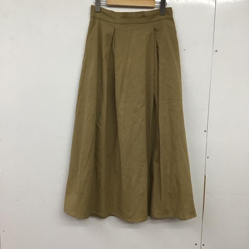 ニコアンド niko and... スカート ロングスカート チノスカート L 無地 ベージュ / ベージュ / beige レディース USED 古着 中古 10155290